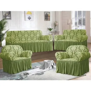  Luxury Jacquard 3 seats Covers Sofa